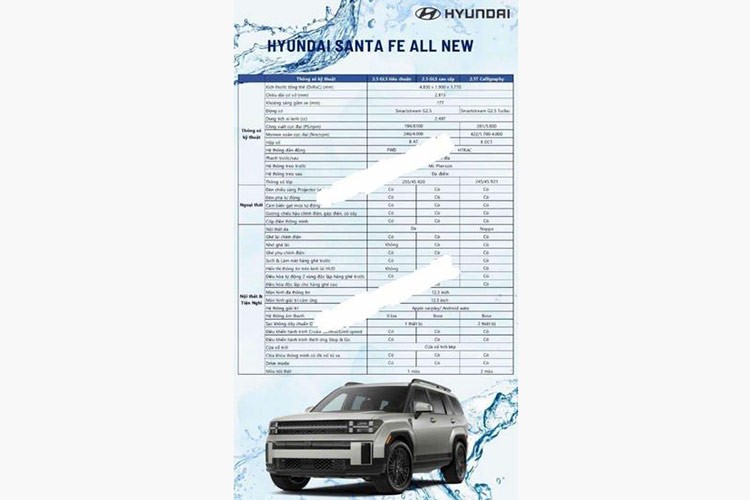 Hyundai SantaFe 2025 ve Viet Nam lo thong so, gia hon 1,4 ty?-Hinh-2