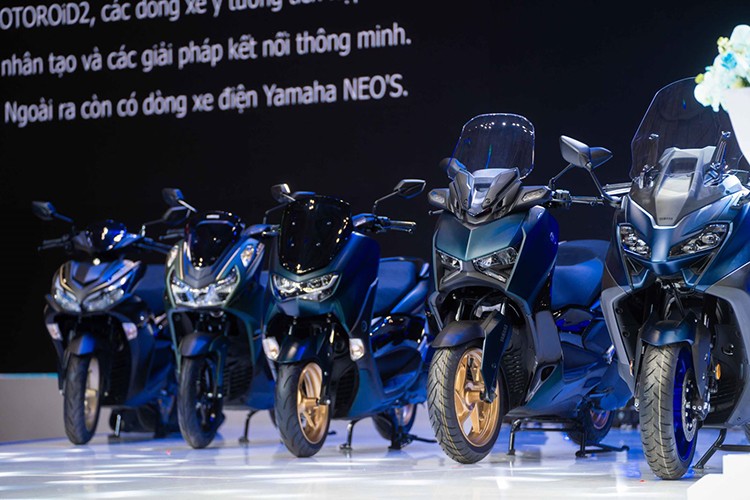 Dan xe may cua Yamaha Motor Viet Nam noi bat tai VMS 2024-Hinh-4