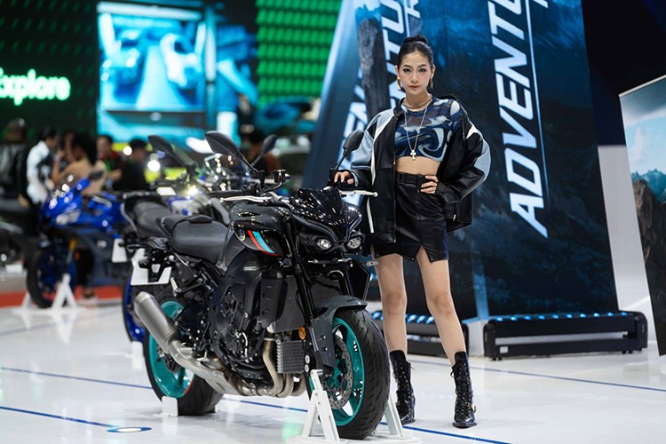 Dan xe may cua Yamaha Motor Viet Nam noi bat tai VMS 2024-Hinh-7