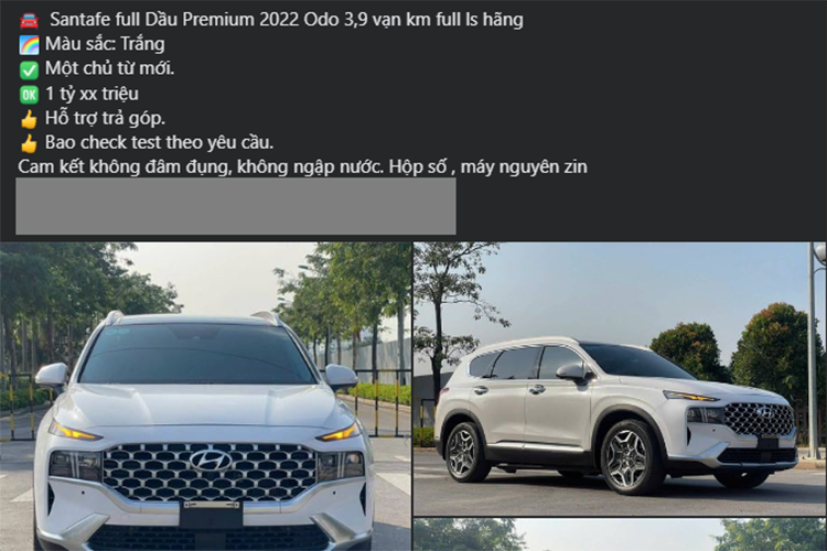 Hyundai SantaFe 2022 may dau chay chan, ban van hon 1 ty dong-Hinh-2