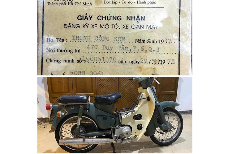 Honda Cub 50 cua co nhac si Trinh Cong Son ban lai 250 trieu-Hinh-6