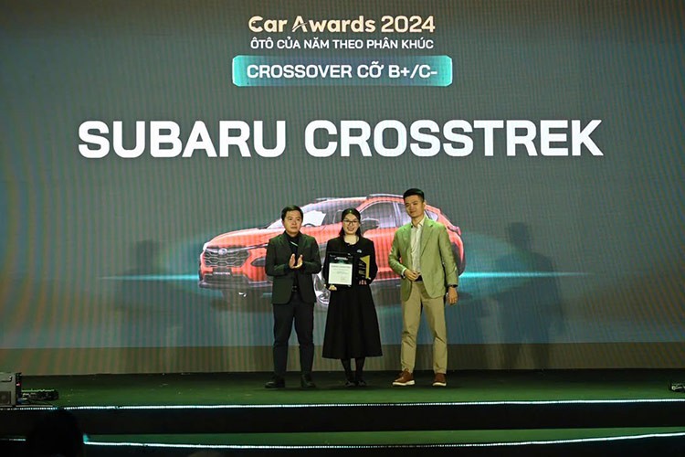 Subaru Crosstrek tai Viet Nam gianh giai 