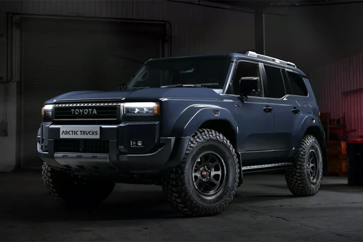 Toyota Land Cruiser Prado sieu ham ho voi goi do Arctic Trucks