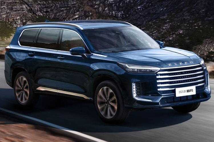 Chery Exeed VX PHEV lộ diện, "ăn xăng như ngửi" 1,5 lít/100km - Hình 2 Chery Exeed VX PHEV lo dien,