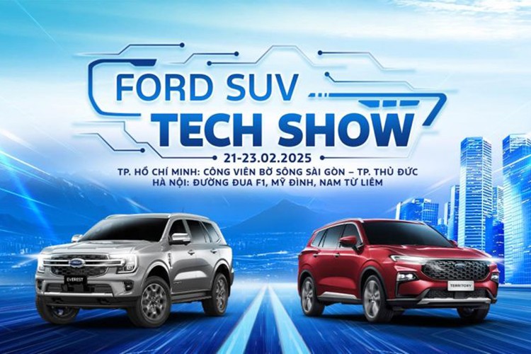 Ford Viet Nam trien khai chuong trinh lai thu “Ford SUV Tech Show”