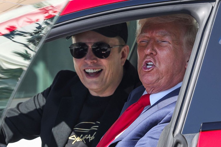 Tong thong Donald Trump se mua oto dien Tesla ung ho Elon Musk-Hinh-2