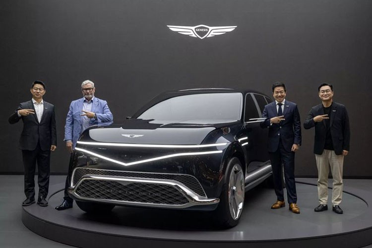 Genesis GV90 2026 tu 2,5 ty - SUV dien doi dau Mercedes-Benz EQS