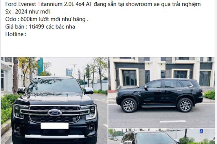 Co nen mua Ford Everest Titanium chay luot 600 km gan 1,5 ty?-Hinh-2