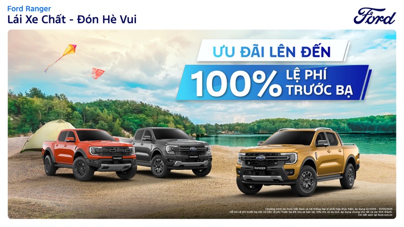 Ford Việt Nam mạnh tay giảm giá cho khách mua xe tháng 5/2025 Ford Viet Nam manh tay giam gia cho khach mua xe thang 5/2025