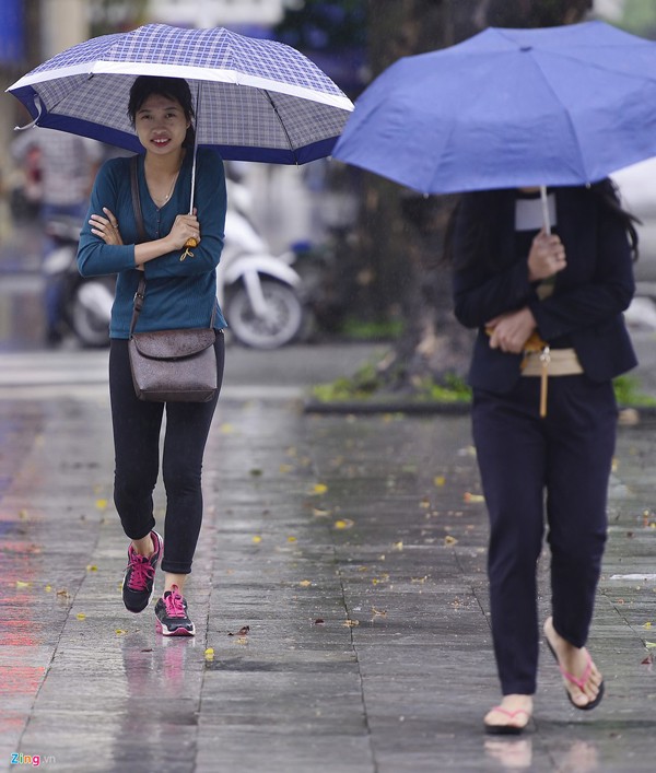 Ha Noi mua lanh, nhiet do giam xuong duoi 20 do C