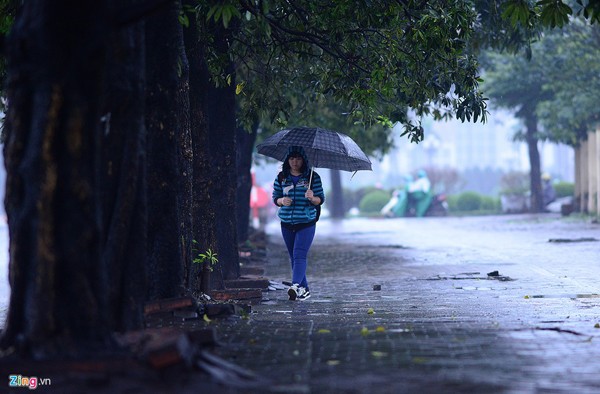 Thoi tiet hom nay 16/3: Ha Noi mua nom am uot