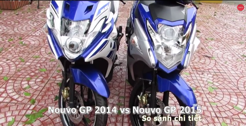 So sánh chi tiết Yamaha Nouvo SX GP đời 2015 và 2014