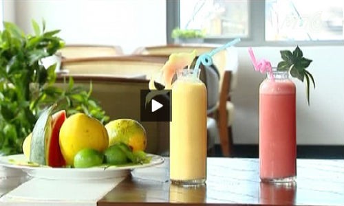 Smoothies - Thuc uong bo duong kho cuong cho mua he