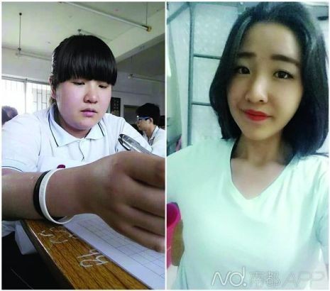 Nu sinh giam 25kg trong 6 thang thanh hot girl gay choang
