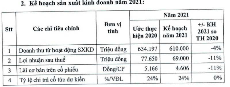 C32 dat ke hoach loi nhuan di lui 11% cho nam 2021