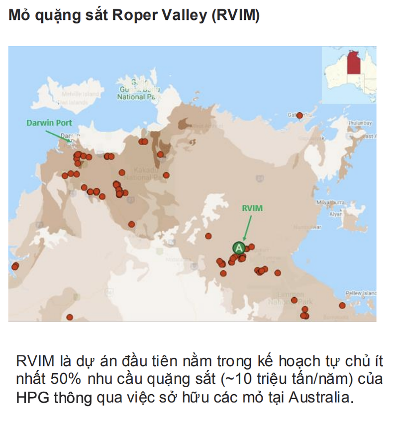 VNDirect: Hoa Phat co lai them 1.500 ty khi mua mo quang sat o Uc