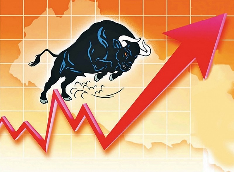 Phien 2/12: Giao dich hon 1,3 ty don vi, VN-Index tang 44 diem