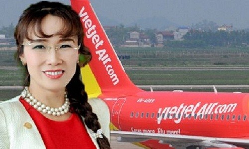 Sep nu VietJet Air vao danh sach nu ty phu tu than the gioi