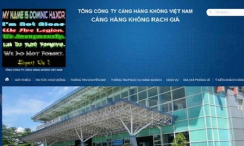 Hacker tan cong hang loat website san bay la nguoi Viet?