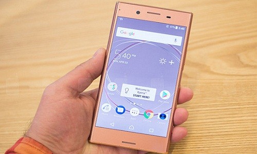 Chiem nguong Sony Xperia XZ Premium mau hong vang