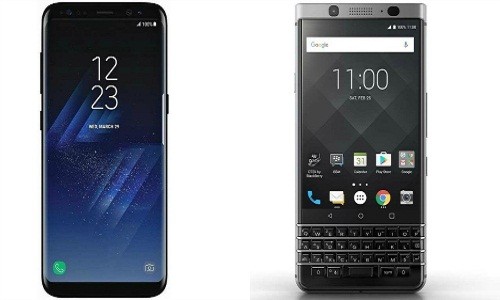 BlackBerry KEYone so ke cung Galaxy S8