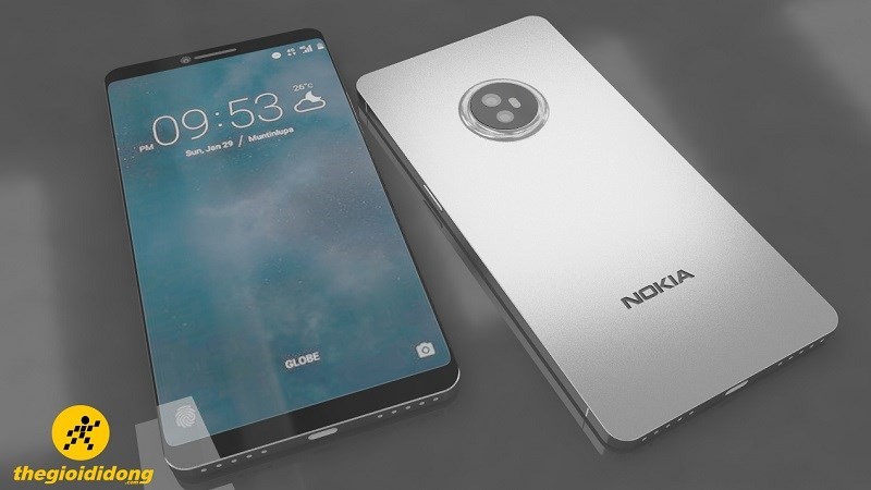 Ngat ngay ban thiet ke Nokia 8 Pro man hinh khong vien