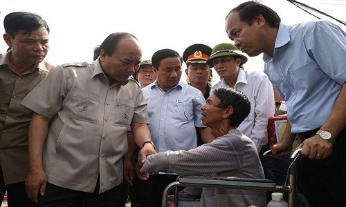 Thu tuong den Ha Tinh: Khong de canh tieu dieu noi bao di qua