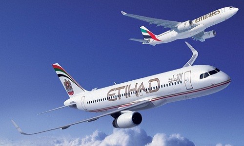 Emirates va Etihad co the sap nhap thanh hang bay lon nhat TG