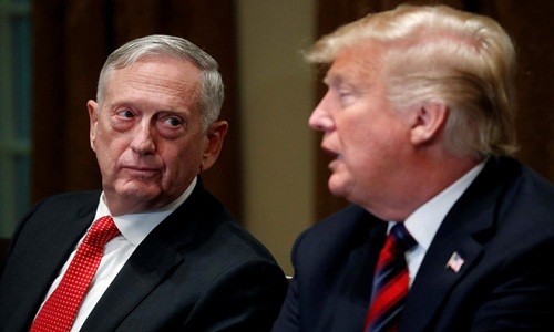 Bo truong Quoc phong Mattis tu chuc vi bat dong voi ong Trump