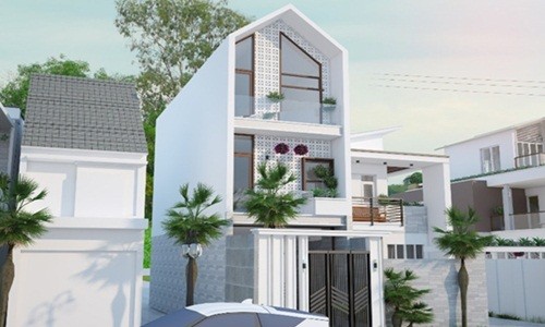 10 mau nha ong 3 tang 50m2 tre trung, hien dai-Hinh-4