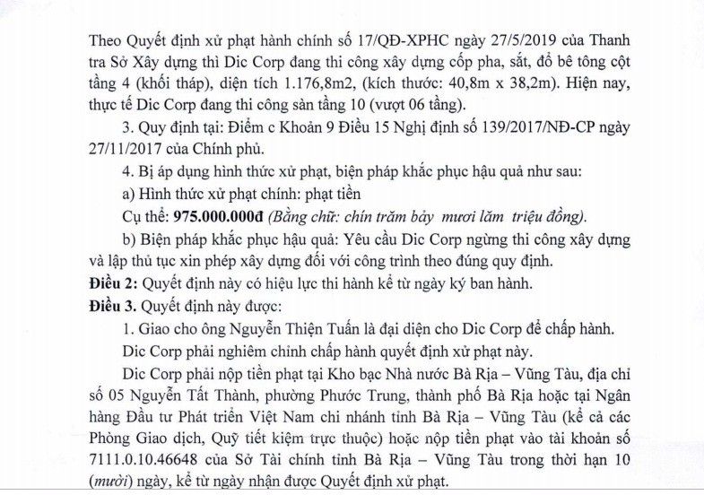 Xay dung khu phuc hop Cap Saint Jacques khong phep, DIC Corp bi phat gan 1 ty dong-Hinh-3