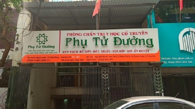 PK san phu khoa Phuc Thinh, nha thuoc Thanh Hoa, cty Dai Son... bi dinh chi hoat dong