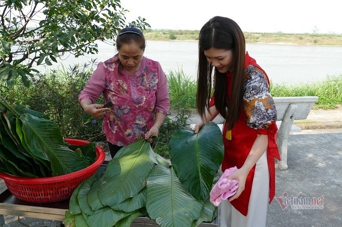 Lang san xuat banh chung Ha Noi tat bat ngay cuoi nam-Hinh-9