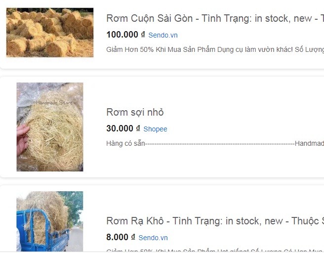 Nga ngua cong dung cua rom kho, vo trau 