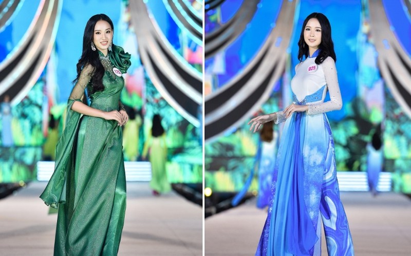 Ao dai trinh dien o Hoa hau Viet Nam 2020 bi che diem dua-Hinh-2