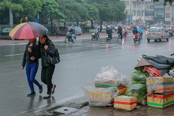 Du bao thoi tiet 1/2, mien Bac mua nho rai rac