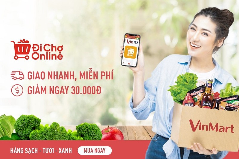 COVID-19: Di cho, sieu thi online… ba noi tro duoc gi, App nao tin cay?