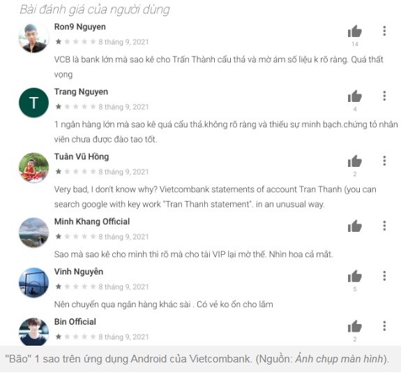 Tran Thanh sao ke tien tu thien, app Vietcombank bi va lay