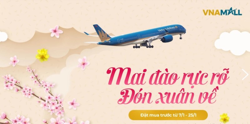 San thuong mai dien tu cua Vietnam Airlines vua ra mat ban gi?