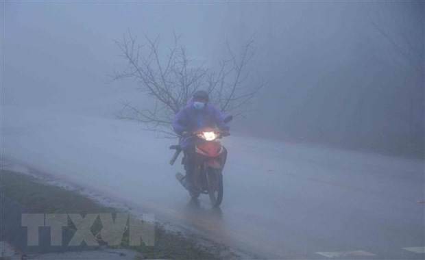 Bac Bo troi ret dam, vung nui cao co noi duoi 5 do C