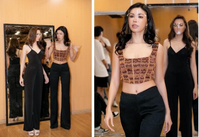Minh Tu day catwalk: Nguoi dang quang Miss Grand, nguoi lot top Miss World-Hinh-3