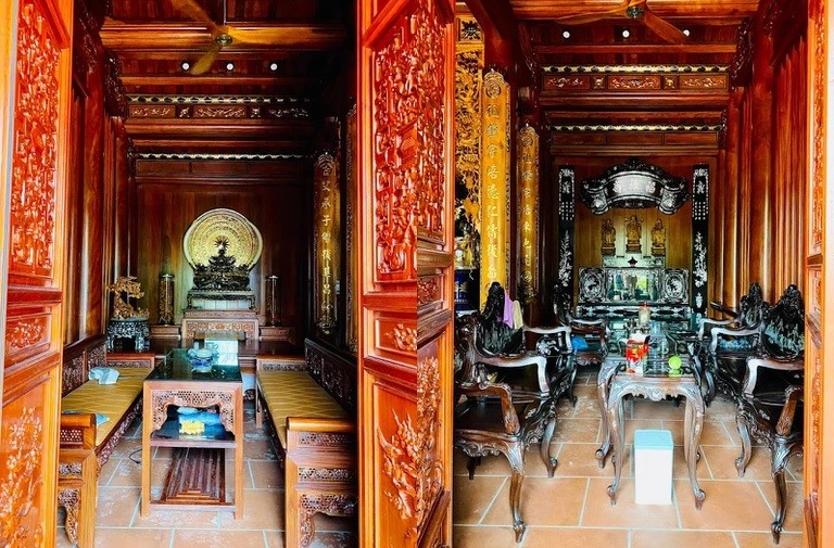 “Biet phu” toan go quy dep nhu resort cua dai gia Bac Ninh-Hinh-6