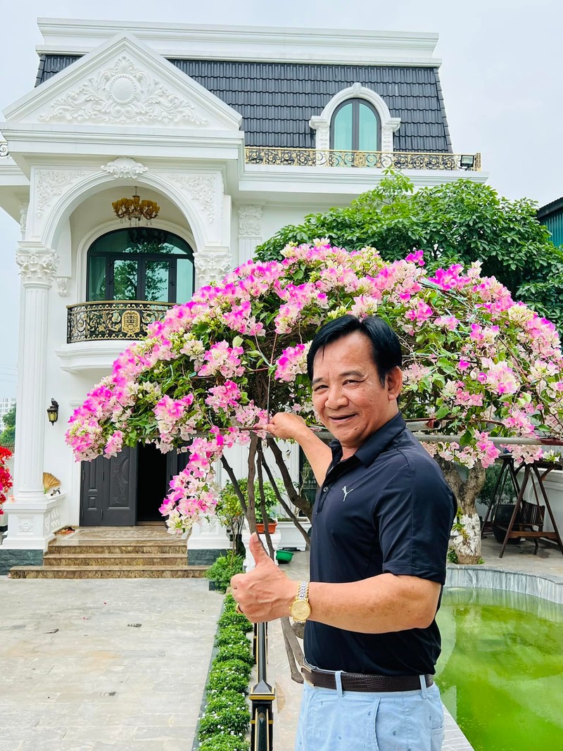 Man nhan vuon hoa ruc ro trong biet thu moi cua Quang Teo-Hinh-4