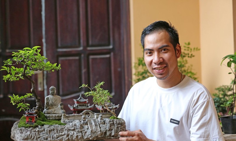 Ngo ngang loat co dai “len doi” thanh bonsai