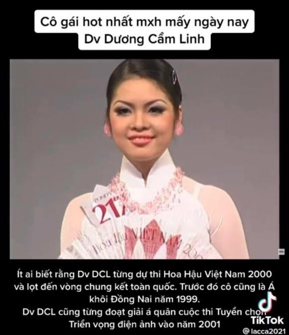 Ro clip Duong Cam Lynh thoi di thi Hoa hau