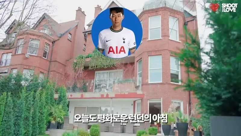 Ben trong can nha sang trong cua Son Heung Min o London