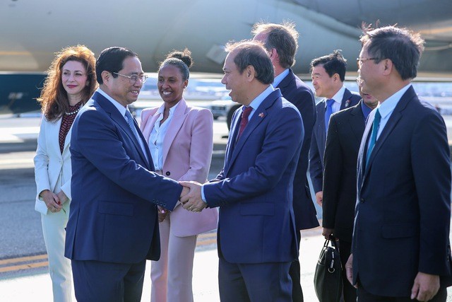 View - 	Thủ tướng Phạm Minh Chính tới Mỹ bắt đầu chuyến công tác 