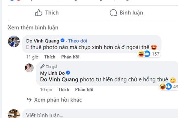 Chong Hoa hau Do My Linh 'boc phot' hinh anh xinh dep cua vo-Hinh-5