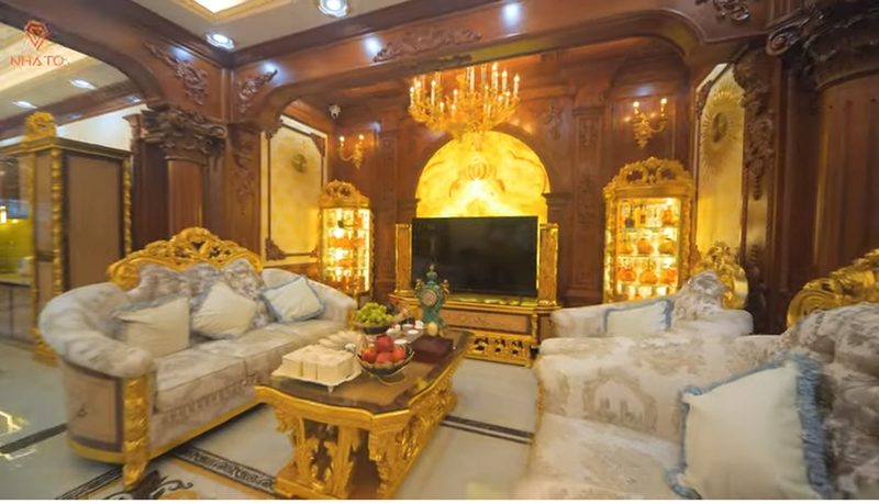 Tận mục biệt thự dát vàng mọi góc của đại gia Bắc Ninh - Hình 4 Tan muc biet thu dat vang moi goc cua dai gia Bac Ninh-Hinh-4