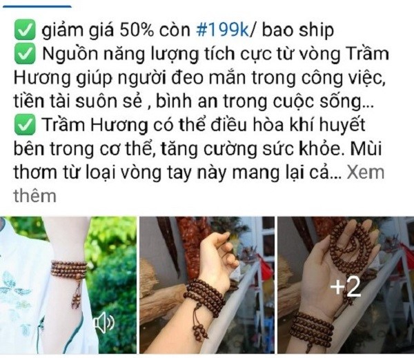 Loan gia vong tay tram huong